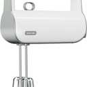 4-in-1 Electric Hand Mixer for Baking, Cooking and Coffee DrinksLight Olive Green