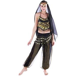 Seawhisper 12 Colors Belly Dance Costumes India Dance Outfit Halloween, One Size