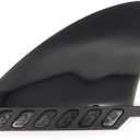 4.6" Soft Surf Fin Orange&Black for Surf Boards, SUP Paddleboards or Water SUP with No Tool fin Screw