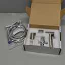 Handheld Bidet Sprayer for Toilet  Adjustable Water Pressure, Stainless Steel Jet Spray Kit with Bidet Hose - Feminine Wash, Muslim Shower, Diaper Cleaning (1 Set)