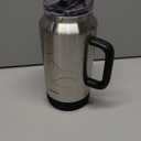 Hydraful 64 oz Tumbler with Handle and Straw - 100% Leak-Proof - Insulated Cup Reusable Stainless Steel Large Water Bottle Travel Mug for Gym, Hiking, and Camping - Gifts for Women Men Him Her (Silver)