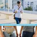 Everyday Medical Inguinal Hernia Support Belt for Men I Fits Left or Right Side I Post Surgery Men and Womens Hernia Support Truss for Inguinal, Groin Hernias I Adjustable Waist Strap I Beige | S/M