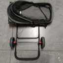 ROODO 3 Wheel Dog Pet Cat Stroller Best Lightweight Foldable Compact Portable Jogger All Terrain Travel Pet Gear Puppy Kitty Stroller for up to 30lbs Medium Small Dogs and Cats(Cationic ash)