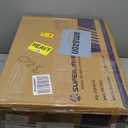 SUPERJARE Nightstands Set of 2, Night Stands with Charging Station & PE Rattan Decor Drawer, Bed Side Tables with Solid Wood Feet, End Table, for Bedroom, Living Room - Natural (11.8"D x 15.9"W x 23.4"H (1 Drawers)