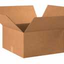 Box USA Shipping Boxes Medium 20"L x 20"W x 10"H 10-Pack - Corrugated Cardboard Box for Moving, Mailing, Packing, Packaging and Storage
