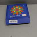 155 Pcs Wooden Pattern Blocks Set Geometric Shape Puzzle Kindergarten Classic Educational Montessori Tangram Toys for Kids Ages 4-8 with 24 Pcs Design Cards