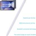 Tab S10 Plus/S10 Ultra S Pen Compatible with Samsung Galaxy Tab S10+ Plus | Tab S10 Ultra All Versions,Tab S10 Stylus Pen (WithBluetooth), 4,096 Pressure Levels with 5pcs Tips (Gray)