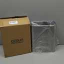 Cesun Small Bathroom Trash Can 2.1 Gallon Wastebasket, Modern Metal Garbage Can Office Waste Basket, Silver Stainless Steel Trash Bin for Bedroom, Home Office, Toilet, rv, Near Desk, Under Sink