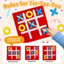 24PCS Tic Tac Toe Strategic Board Game for Kids, Birthday Party Favors Bulk for Kids 4-8 8-12 Goodie Treat Bag Christmas Stocking Stuffers Classroom Treasure Chest Box Toys Carnival Prizes Return Gift