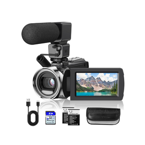 Video Camera Camcorder FHD 1080P 36MP YouTube Vlogging Camera Recorder 3.0 Inch 270 Degree Rotation Screen 18X Digital Zoom Camcorders with Microphone,32GB SD Card and 2 Batteries