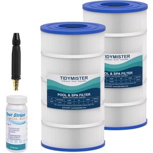 TidyMister Advanced Pool Filter Cartridge TM-9441 Compatible with C-9441,CX150XRE, SwimClear C150S, CS150E, PA150S, L x OD:23 5/16" x 10 1/4",150 Sq. Ft,2 Pack