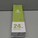 24 oz Insulated Water Bottle with 2 Lids (2-in-1 Straw & Spout Lid, Magnetic Lid), Slim Water Bottle with Strap, Stainless Steel Water Bottle for Hiking, Gym, Travel, BPA-Free, Yellow