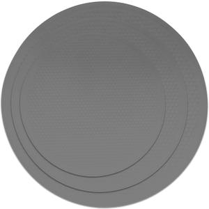 8 10 12 Inch Microwave mat, Trivet, Multi-Purpose Hot Pad,Pot Holder,Baking,Drying, Silicone mats for Microwave,Dishwasher Safe - Splatter Guard, Set of 3,Grey,Blue (Gray)