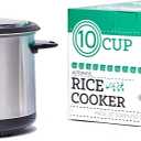 Pars Automatic Persian Rice Cooker - Tahdig Rice Maker Perfect Rice Crust, 10 Cup