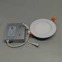 AH Lighting 4 Inch Dimmable LED 5CCT Slim Recessed Downlight with Junction Box, 9 Watts, 700 Lumen, ES Qualified, UL Listed