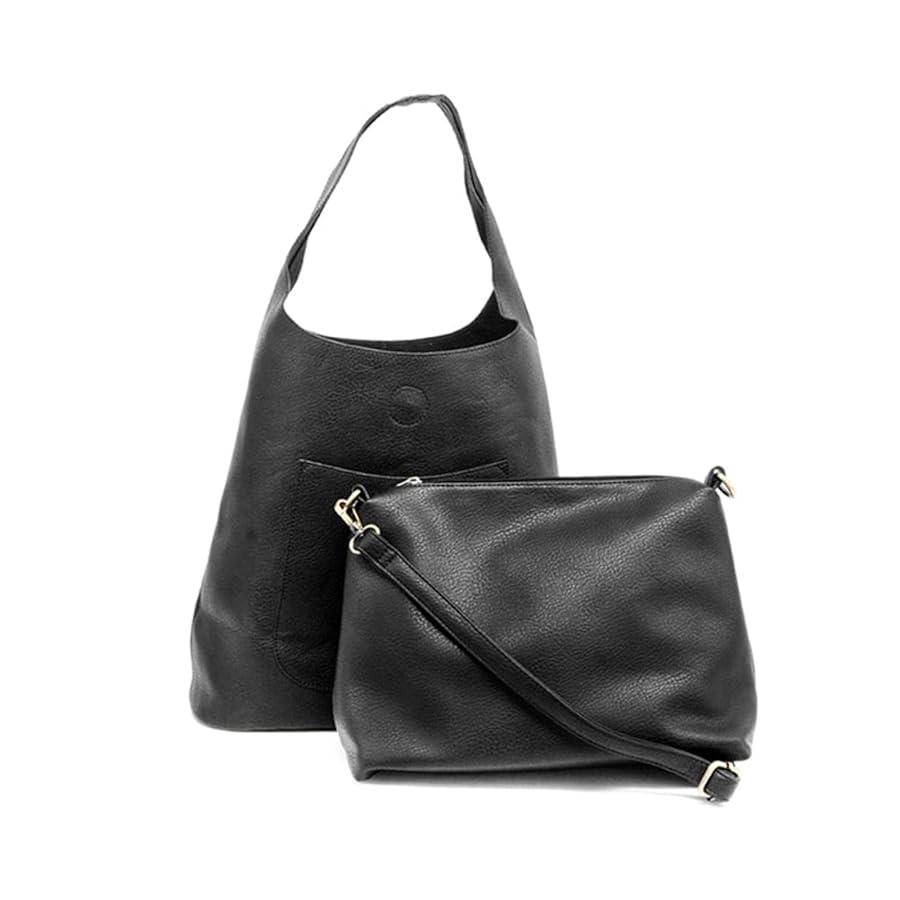 Joy Susan Womens Molly Slouchy 2-in-1 Hobo Handbag