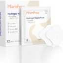 Hydrogel Soothing Gel Pads for Breastfeeding: Breast Pads Reusable for Instant Pain Relief | Provides Cooling Effect | Healing Nipples - 12 Packs(24 Count)