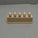 Pop Up Puppets | Multicolor Wooden Color Sorting & Montessori Color Matching Toys | Preschool Learning Educational Toys for Kids Boys & Girls Ages 3+ (Classic Colours)