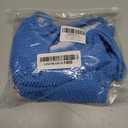 Limeeke Women One Piece Swimsuit Solid Ribbed Monokini Swimwear Scoop Neck Low Back Bathing Suit Blue S