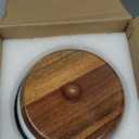 Hedume Kitchen Canister, Ceramic Large Food Storage Jar with Airtight Seal Wooden Lid, 100 Fl Oz Porcelain Food Storage Canister for Home and Kitchen Serving for Coffee, Sugar, Tea, Flour and More