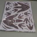 150 Pcs Dinosaur Decor Dinosaur Footprints Wall Decals, Peel and Stick Dinosaur Footprint Stickers, Realistic Dinosaur Footprint Wall Stickers Suitable for Baby Room Bedroom Decoration (Grey 150 Pcs)