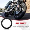 3 x Zpana 100PCS Oil Drain Plug O-Ring, OEM#11105 Nitrile Rubber Motorcycle Oil Pump Gasket Replacement, Motorbike Engine Transmission Drain Plug Seal Washers, Compatible with Davidson