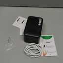 Alarm Clock Speaker Wireless Charger, Digital Alarm Clocks Bedrooms Bluetooth, Alarm Clock Dimmable Light Bedrooms Dual Alarm Snooze Dimmer 12 24H RGB Night Light Bluetooth USB AUX, Black