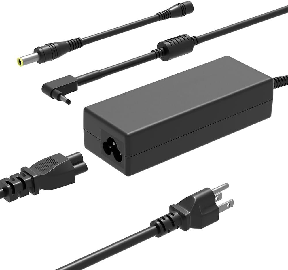 65W 45W Charger Compatible with Acer Aspire 3 5 1 R15 R14 V13 Vero/Go 15 14 Swift 1 3 5 Switch 3 5 7 11 12 Spin 5 3 1 Chromebook CB3 CB5 C720 TravelMate P4 P2 P6 B3 X3 Extensa 15 Laptop