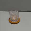 Rotatable Tumbler Crystal Glass Cups,Unique Drinking Glasses,Spinning Whiskey Old Fashioned Bourbon Glass for Cocktail,Scotch