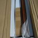 TV Stand for Living Room, Mid Century Modern Entertainment Center for 55/60 inch TVs, TV Console with Fluted Door Cabinets and Open Shelves, for Bedroom, Walnut