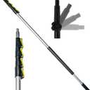 DOCA Telescoping Pole 5-12 Ft - Extension Pole for Cleaning, Feather Duster, Window Washing Kit, Paint Roller, Window Squeegee - High Reach Extendable Kit for Indoor & Outdoor - Pole Only