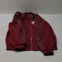 Tanming Men's Casual Slim Fit Lightweight Zip Up Softshell Bomber Jacket (Medium, Red)