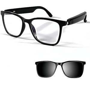 HJX 2-in-1 Smart Glasses for Women, Bluetooth Glasses for Women/Men with Speaker, Unisex Sunglasses, Blue Light Blocking & Polarized Lenses, Hands-Free Calls, UV400 Protection for Driving/Outdoor