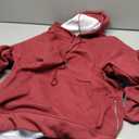 CHICME Womens Oversized Long Hoodie Dress Fall Outfits Comfrt Pullover Sweatshirt Winter Clothing (Large, Wine Red)