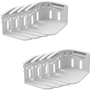 Bed Sheet Holder Corner,Fitted Sheet Holder,All Bed Sheet Holders with Adjustable Straps for Secure fit on Any Mattress, Easy Installation, White 8PCS