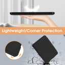 Slim Case for All-New 7" Kindle Paperwhite 12th Gen 2024&Kindle Colorsoft Signature Edition 2024, PU Leather Shell PC Cover with Auto Wake/Sleep,Black