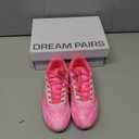 DREAM PAIRS Boys Girls Soccer Cleats Kids Youth Firm Ground Football Shoes for Little/ Big Kid, Size 12 Little Kid, Hot Pink