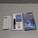 Kids Electric Toothbrush Rechargeable Age 3-5-6-12-18 Year Old, Sonic Toothbrush Kids with Timer 3 Modes 4 Vibrating Heads Habit Stickers Tooth Brush for Girls Boys and Children's (Astronaut Black)