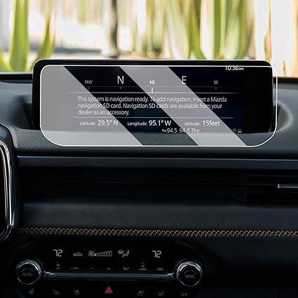 TTCR-II Compatible with Mazda CX-50 Screen Protector, 10.25-Inch, for 2023-2025 Mazda CX-50 & CX-90 Turbo/PHEV, Anti-Explosion, Enhanced Anti-Fingerprint, 9H Hardness, 1 Pack