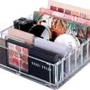 Makeup Organizer for Eyeshadow Palette Organizer, 8 Section Divided Makeup Palette Holder for Vanity Drawer Countertop