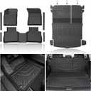 Floor Mats Set for Nissan Rogue 2021-2025 2026 (Not fit Sport), All Weather TPE Backrest Mat Trunk Mat Cargo Liner Door Sill Guards Accessories (2021-2026 | Floor Mats Set)