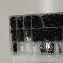 1715Pcs M2 M3 M4 M5 Screw Kit - 3D Printer Mini Screw, Allen Head/Flat Head/Countersunk Bolt/Screws, Metric Bolts Assortment, Black Nuts and Bolts for Mechanical Hardware