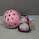 FOOKCIAN Kids Helmet,Toddler Skateboard Helmets for Ages 2-3-5-8-14 Years Boys Girls with Knee and Elbow Pads Wrist Guards fit Roller Skates,Skateboarding,Skating Scooter Adjustable Kids Helmet, M