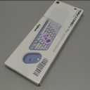 Logitech Pebble 2 Combo for Mac, Wireless Keyboard and Mouse, Slim, Quiet and Portable, Customizable, Bluetooth Mouse and Keyboard, Easy-Switch, for macOS, iPadOS - Tonal Blue