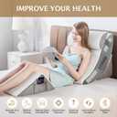 Bed Wedge Pillow, 4PC Adjustable Memory Foam Triangle Wedge Pillow Set For After Surgery, Pillow Wedge For Sleep Apnea, Back Pain Relief, Acid Reflux Relief, Orthopedic Pillow Wedge For Sleeping, Grey