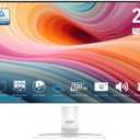 MSI PRO MP251W E2 24.5-inch IPS 1920 x 1080 (FHD) Gaming Office Monitor, 120Hz, Adaptive-Synch, HDR Ready, HDMI, VGA Port, Display Port,VESA Mountable, Tilt, Speaker, 4-Side Slim Bezel,1ms, White