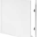 Vent Systems 16'' x 16'' Inch White Metal Access Panel with Click Function - Easy Access Doors - Access Panel for Drywall, Wall, Electrical and Plumbing Service Door