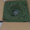 6 ft Norfolk Pine Garlands with Light Pre-Lit Christmas Garland,Dense Norfolk Pine Real Touch Garlandfor Table, Mantle, Staires, Wall, Premium Indoor/Outdoor Christmas Decorations