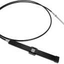 12FT 14FT 15FT 18FT 19FT Mechanical Rack & Pinion Steering Cable SSC134XX, Back Mount Rack Single Cable Compatible with Seastar SH5210P, SH5230P, SB39526P, SB39544P, SS14115 SS15115