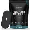 REM Tape - Premium Black Stretchy Tape (Hydration - 30 Pcs) - Scent & Residue Free, Strong Hold, Gentle Removal, Latex Paraben & BPA Free 